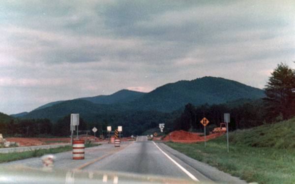 Blue Ridge Mountain scenery